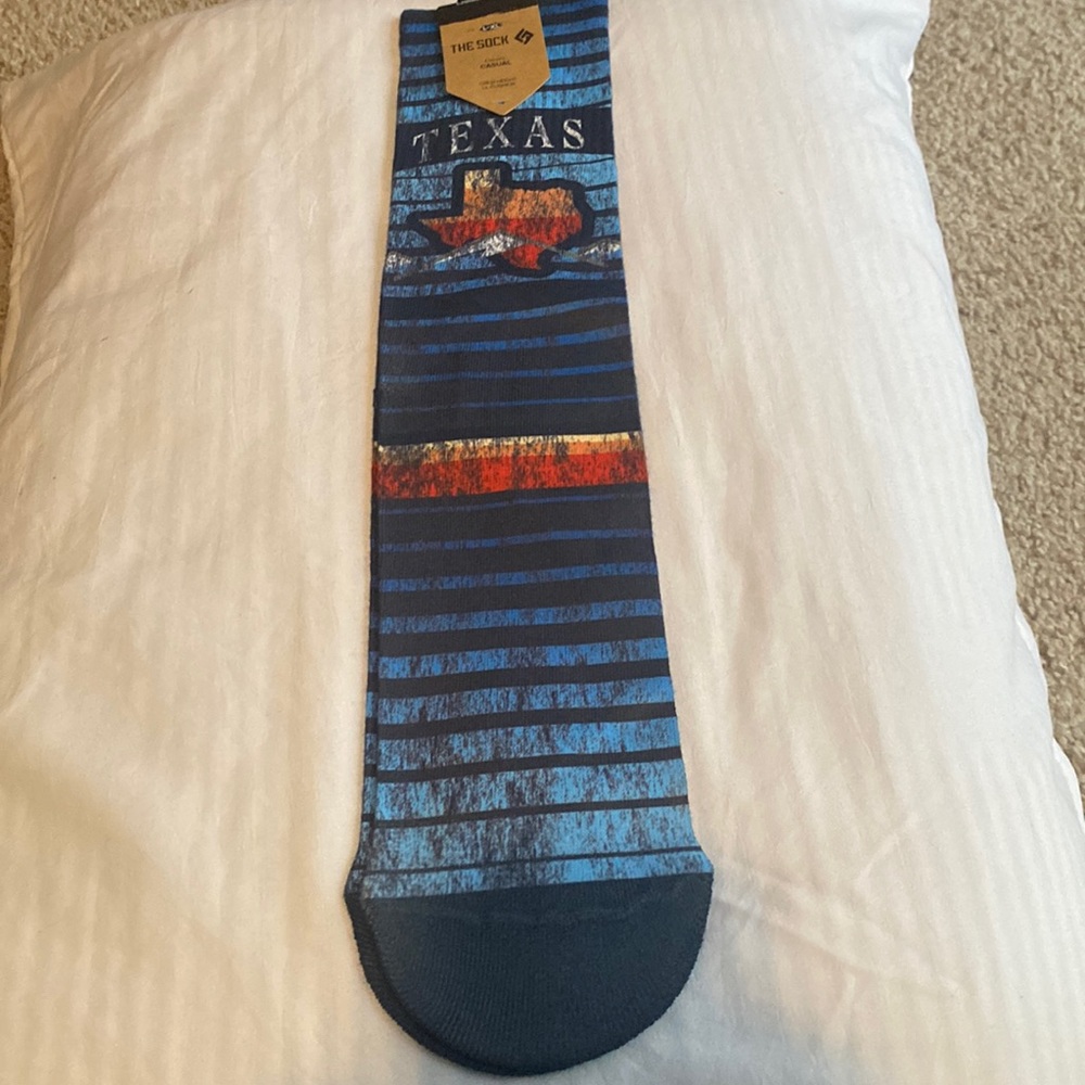 Brand New!!!!!!!!! Large-X-Large Multi Color Unisex Texas Casual Socks….